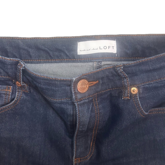Loft Women's Dark Blue Jeans - Picture 2 of 7